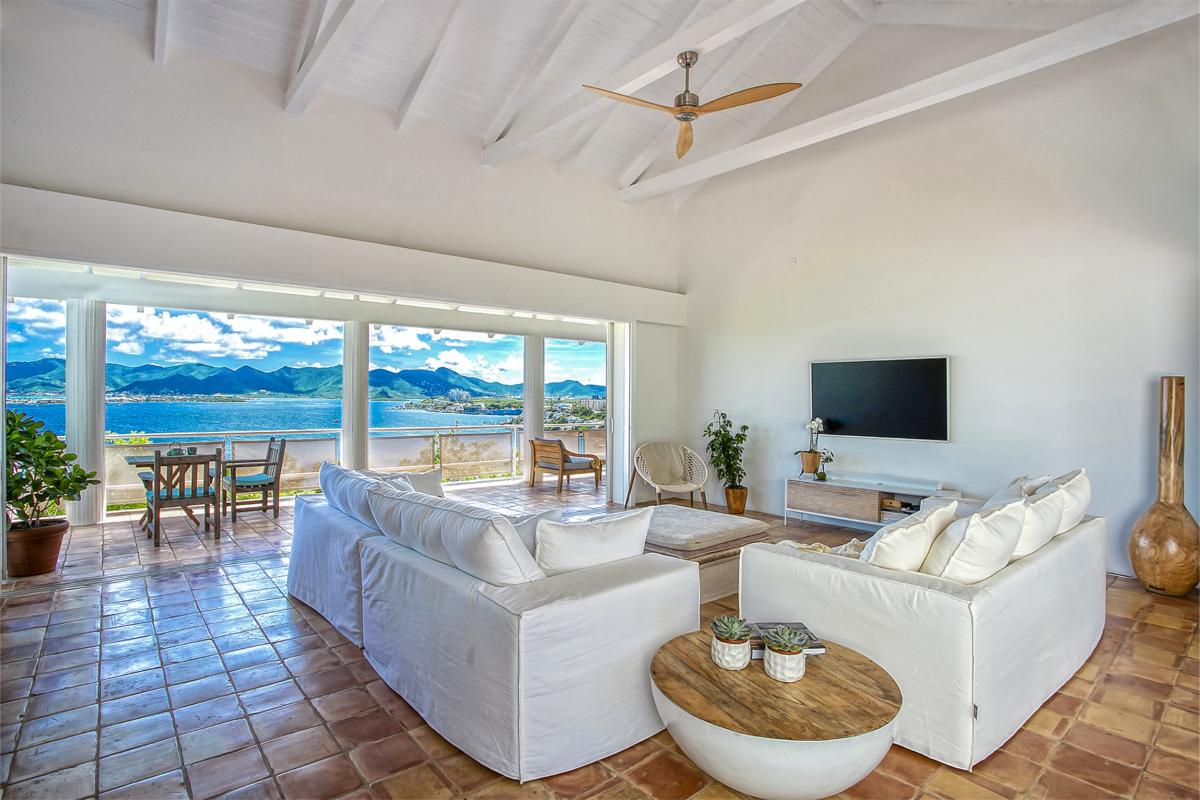 A louer villa 3 chambres Terres Basses Saint Martin_ Salon - 12